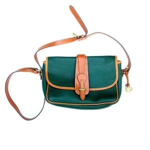 HOST PICK Vtg Dooney & Bourke AWL Green Crossbody